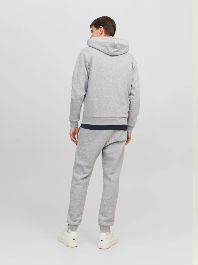 Light Grey Full Zipper Hoodie