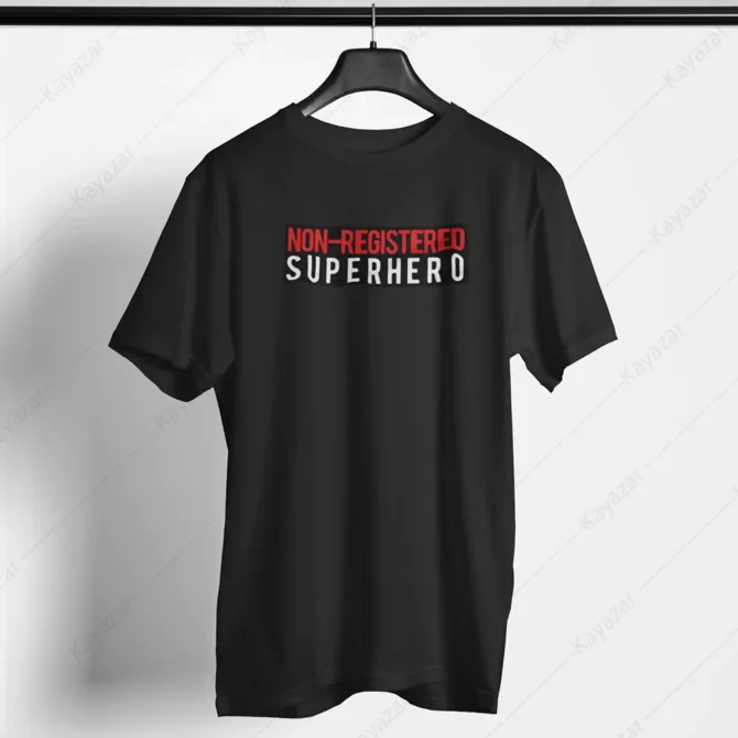 Men's T-Shirt Round Neck Super Hero