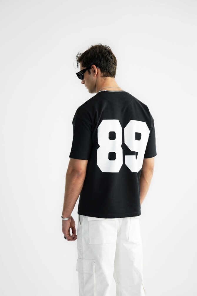 Boston 89 Black Oversized T Shirt