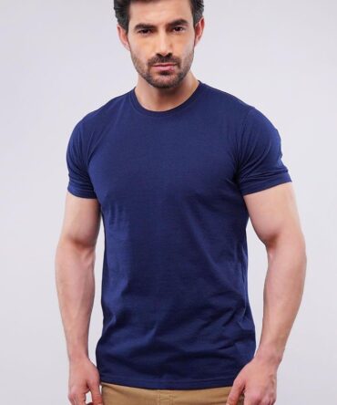 Crew Neck T-Shirt Navy Blue