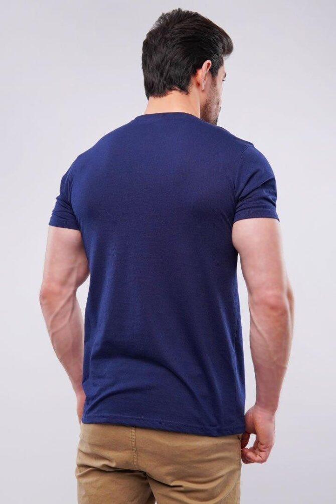 Crew Neck T-Shirt Navy Blue