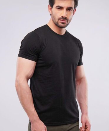 Crew Neck T-Shirt Black